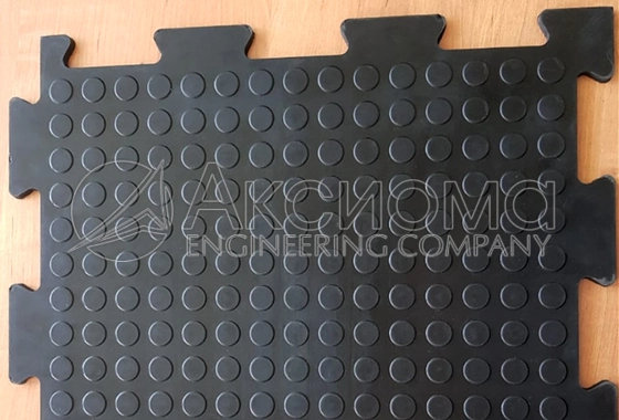 Резиновое покрытие для пола, плитка, модули 500*500 мм, толщина 11 мм.